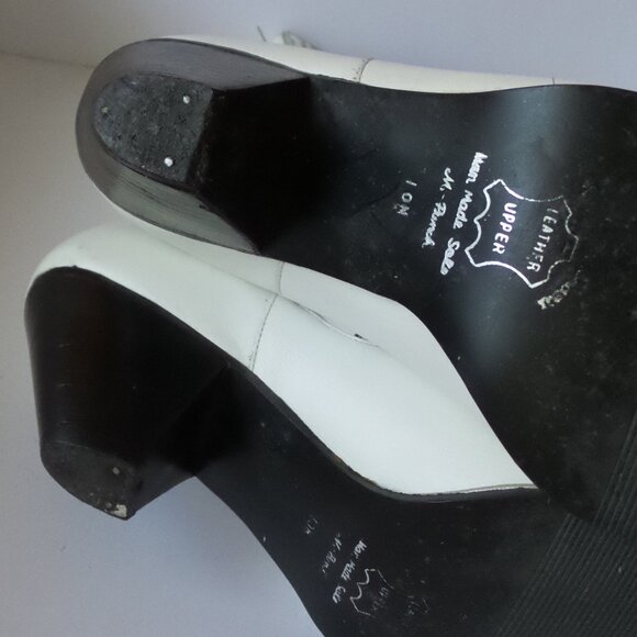 White leather western boots - Picture 6 of 14